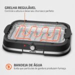 MONDIAL, Churrasqueira Elétrica, Preto, 2000W, 110V - CH-08-BI - Imagem 4