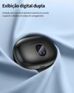 Fones de Ouvido Bluetooth Sem Fio 60 Horas de Reprodução Fones de Ouvido Esportivos IPX5 À Prova D'Água Fones de Ouvido de Graves Profundos para iOS Android, Preto - Imagem 8