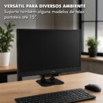 Suporte para Celular e Tablet de Mesa em Aço Carbono – Ajustável, Dobrável, Rotação 360°, Ergonômico e Reforçado para Home Office e Escritório - Imagem 4
