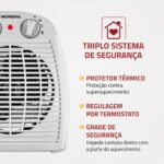 Aquecedor A Ar, Mondial, Cinza/Branco, 2000W, 220V - A-08 - Imagem 3