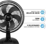 Philco - Ventilador de Mesa Philco, 3 Velocidades, 150 W Turbo - PVT41A - Imagem 5