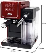 Cafeteira Espresso Oster PrimaLatte Touch Red - 127V - Imagem 8