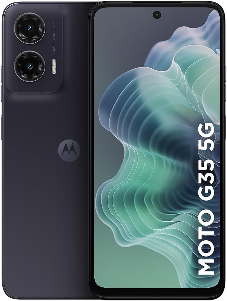 Smartphone Motorola Moto g35 5G - 128GB 12GB (4GB RAM+8GB Smartphone Motorola Moto g35 5G - 128GB 12GB (4GB RAM+8GB Ram Boost) e Camera 50MP com AI NFC Tela 6.7" com Superbrilho - Garfite