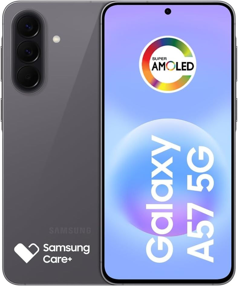 Celular Samsung Galaxy A57 5G 256GB, 8GB RAM, Câmera Tripla Celular Samsung Galaxy A57 5G 256GB, 8GB RAM, Câmera Tripla de até 50MP OIS, Selfie de 12MP Video HDR, IP68, Tela Super AMOLED 6.7", NFC, Recursos AI, Até 6 Atualizações de Android e Segurança (Cinza)