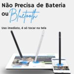 Caneta Stylus Capacitiva 2 em 1 Universal Para Telas Touch Tablets, smartphones e notebooks compatível com Apple, Samsung, Xiaomi, Motorola Sem Bateria, Sem Bluetooth Alta Precisão - Imagem 5
