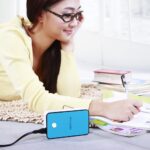 Aquecedor de segurança com economia de energia, mini portátil, sala de escritório, mesa de trabalho, aquecedor de ar elétrico, aquecedor de ar azul - Imagem 5