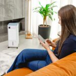 WAP Climatizador de Ar Torre CONTROL DIGITAL 3 em 1 - Climatiza, Umidifica e Ventila, Painel Touch, Controle Remoto e Blocos para Congelamento 127V - Imagem 3