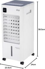 WAP Climatizador de Ar Torre CONTROL DIGITAL 3 em 1 - Climatiza, Umidifica e Ventila, Painel Touch, Controle Remoto e Blocos para Congelamento 127V - Imagem 15