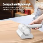 Aspirador de Colchão Compacto Aspirador de Mão Sem Fio Bateria Embutida 10KPa Sucção Poderosa para Limpeza de Almofadas de Cama Roupas Sofá Carpete - Imagem 5