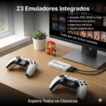 Mini Console Premium Retrô VARENZIA com 20 mil jogos, 2 controles sem fio e HDMI 4K para jogar na TV com plug and play - Imagem 4
