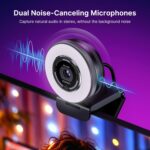 NexiGo N680E Pro, Webcam 4K com anel de luz - Imagem 6