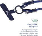 Alça Cabo USB-C de Pulso i2GO CBF 30cm: carregue com praticidade, segurança e compatibilidade universal no dia a dia. - Imagem 2