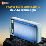 Power Bank Basike 20000mAh com carregamento rápido 22,5W, 3 saídas e proteção inteligente para mais energia em qualquer lugar. - Imagem 4
