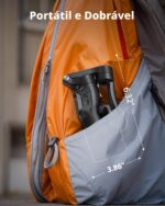 Estabilizador Celular Gimbal 3 Eixos AI Rastreamento Automático,Controle Remoto Destacável,Haste Extensível Integrada,Tripé e Luz Estabilizador Celular para Iphone Vlog Viagem (Preto) - Imagem 9