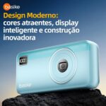 Power Bank Basike 20000mAh com carregamento rápido 22,5W, 3 saídas e proteção inteligente para mais energia em qualquer lugar. - Imagem 5