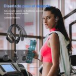 Fones esportivos sem fio Bluetooth com 75h de bateria, ENC, microfone HD e IP7 para treinos e chamadas claras - Imagem 6
