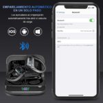 Fones esportivos sem fio Bluetooth com 75h de bateria, ENC, microfone HD e IP7 para treinos e chamadas claras - Imagem 7