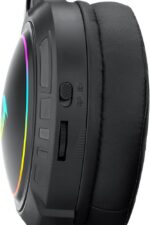 Headset Redragon Mento com som de alta qualidade, RGB Chroma e controle prático de volume e microfone. - Imagem 4