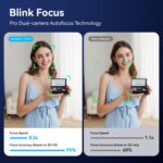 EMEET PIXY Dual-Camera AI-Powered PTZ Camera 4K, AI Tracking, PDAF&AI Autofocus 0.2s, 1/2.55'' Sensor, 3 Mics, Presets, Gesture Control, 4K Webcam for Streaming and OBS/Twitch/Switch 2 Compatible - Imagem 4