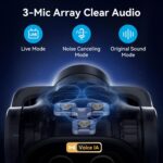 EMEET PIXY Dual-Camera AI-Powered PTZ Camera 4K, AI Tracking, PDAF&AI Autofocus 0.2s, 1/2.55'' Sensor, 3 Mics, Presets, Gesture Control, 4K Webcam for Streaming and OBS/Twitch/Switch 2 Compatible - Imagem 7