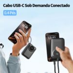 Power Bank 20000mAh 22.5W com Display LED: carga rápida e portátil para iPhone, Samsung e Android - Imagem 4