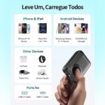 Power Bank 20000mAh 22.5W com Display LED: carga rápida e portátil para iPhone, Samsung e Android - Imagem 8