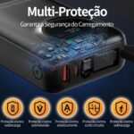 Power Bank 20000mAh 22.5W com Display LED: carga rápida e portátil para iPhone, Samsung e Android - Imagem 9