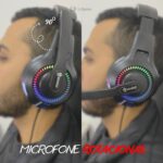 Headset Gamer RGB com som potente e conforto para PC, celular e videogames. - Imagem 5