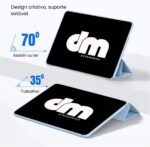 Capa Flip para Xiaomi Redmi Pad SE 11 com proteção, suporte ajustável e fechamento magnético preta - Imagem 3