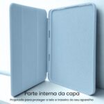 Capa Flip para Xiaomi Redmi Pad SE 11 com proteção, suporte ajustável e fechamento magnético preta - Imagem 5
