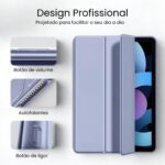 Capa Flip para Xiaomi Redmi Pad SE 11 com proteção, suporte ajustável e fechamento magnético preta - Imagem 7