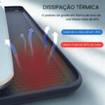 Capa Flip para Xiaomi Redmi Pad SE 11 com proteção, suporte ajustável e fechamento magnético preta - Imagem 9