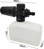 Aplicador Snow Foam Canhão de Espuma Plástico 300ML Compatível com Lavajato WAP 5100 Turbo FW006760 - Imagem 3