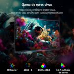 Monitor Gamer Curvo 27 polegadas Z-Edge, FHD 1080P, 300 Hz, 280 Hz e 240 Hz, monitor pc 1500R, MPRT de 1 ms, 2 portas DP 1.4 e 2 portas HDMI 2.0, Ajuste de Inclinação, Suporte VESA, Sem Bordas - Imagem 4