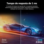Monitor Gamer Curvo 27 polegadas Z-Edge, FHD 1080P, 300 Hz, 280 Hz e 240 Hz, monitor pc 1500R, MPRT de 1 ms, 2 portas DP 1.4 e 2 portas HDMI 2.0, Ajuste de Inclinação, Suporte VESA, Sem Bordas - Imagem 5