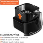 MONDIAL Fritadeira Sem Óleo Air Fryer Digital 5L, Preto, 2000W, 110V - AF-50-DV - Imagem 3