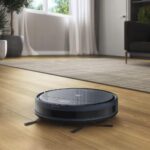 Electrolux Aspirador de po robo 2h20min controle remoto base carregamento bateria longa duração automatico varre aspira passa pano úmido ERB40 bivolt grafite sensor antiqueda - Imagem 18