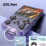 RG36S Roxo portátil: 5400+ jogos clássicos, tela IPS 3,5 e bateria duradoura para jogar em qualquer lugar - Imagem 4