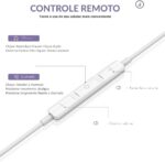 Fones USB-C Premium para iPhone e Galaxy: áudio cristalino, microfone e controle remoto, compatível com USB-C - Imagem 4