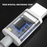 Fones USB-C Premium para iPhone e Galaxy: áudio cristalino, microfone e controle remoto, compatível com USB-C - Imagem 6