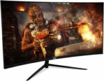Monitor Gamer Curvo 27" Tela VA Full HD 1920x1080, 120Hz/1ms HDMI/VGA/DisplayPort, FreeSync, Padrão VESA, curvatura 1800R, para Jogos Trabalho Entretenimento - Imagem 4