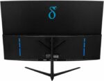 Monitor Gamer Curvo 27" Tela VA Full HD 1920x1080, 120Hz/1ms HDMI/VGA/DisplayPort, FreeSync, Padrão VESA, curvatura 1800R, para Jogos Trabalho Entretenimento - Imagem 6