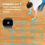 Robô Aspirador Liectroux XR500 Pro 3 em 1 com mapeamento inteligente, Alexa e Google, aspira, varre e passa pano. - Imagem 3
