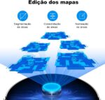 Robô Aspirador Liectroux XR500 Pro 3 em 1 com mapeamento inteligente, Alexa e Google, aspira, varre e passa pano. - Imagem 8
