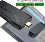 Console Retro HDMI BELLA NET com 10.000 jogos, 4K, 2 controles sem fio e plug and play para TV - Imagem 4