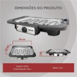 Churrasqueira Elétrica FAME Grill 220V 2000W: churrasco mais saudável, prático e saboroso em qualquer lugar. - Imagem 5