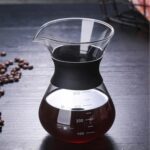 Cafeteira de vidro 400ml com coador para uso doméstico, prática e ideal para preparar café no dia a dia. - Imagem 8