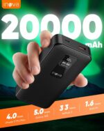 INAVA Power Bank 20000mAh: carregamento rápido 22.5W PD, 4 dispositivos e compatibilidade universal para viagens. - Imagem 3