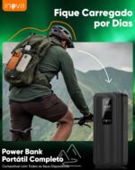 INAVA Power Bank 20000mAh: carregamento rápido 22.5W PD, 4 dispositivos e compatibilidade universal para viagens. - Imagem 6