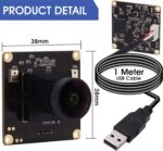 Câmera USB 4K com IMX317 e lente 170°, plug and play, microfone duplo para vídeo nítido em qualquer sistema. - Imagem 3